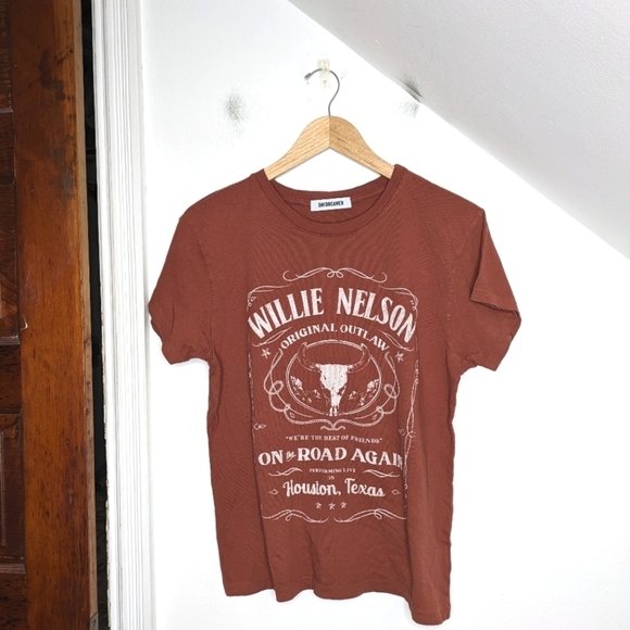 Daydreamer - Willie Nelson On the Road Again Boyfriend Tee main image 0